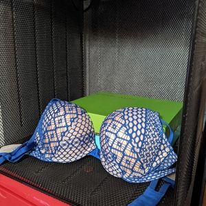 Victoria's Secret Bombshell Bra Blue 34A